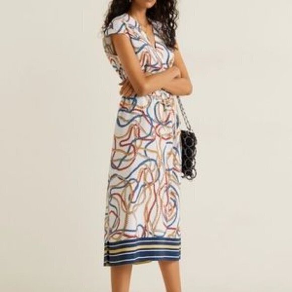 MNG tri-colour rope dress - Picture 2 of 10